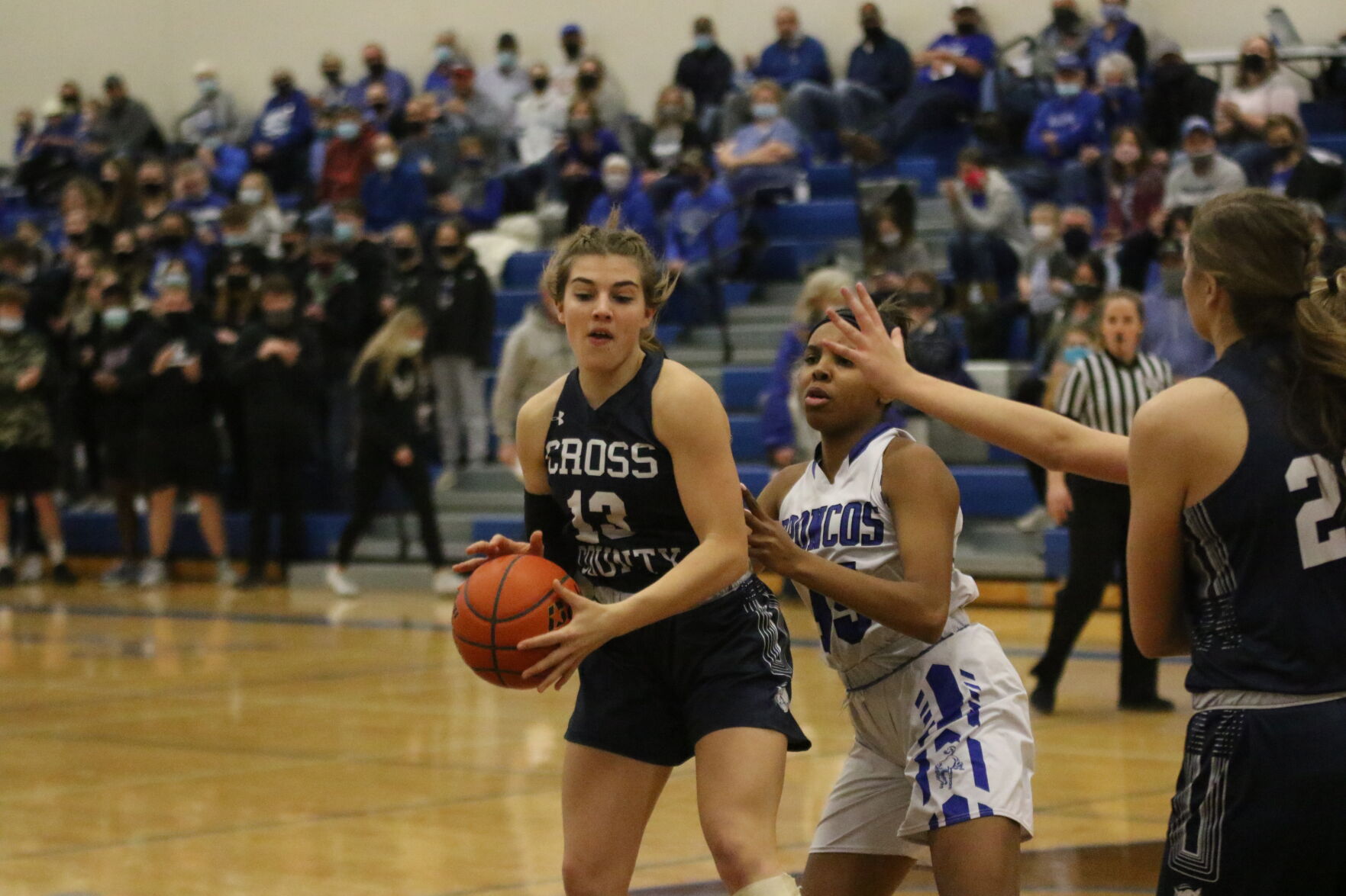 Cross County vs. Centennial girls basketball, Feb. 18 8.JPG